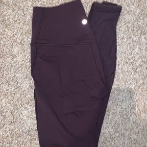 Lululemon mauve align leggings size 4